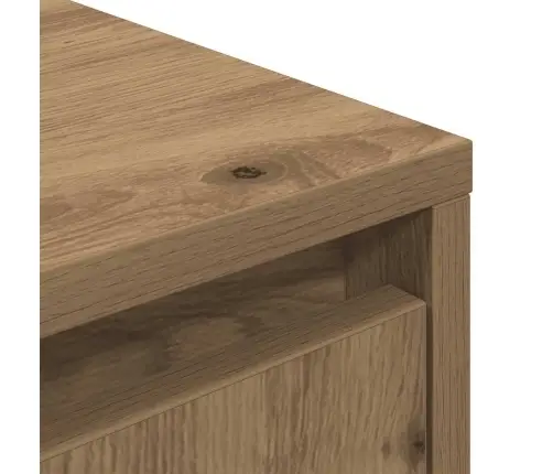 Tv Skapītis Ar Led Gaismiņām, Koka Krāsa, 160,5X41X50 Cm Vidaxl