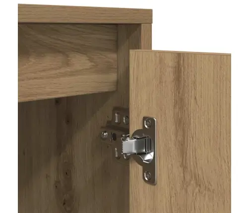 Tv Skapītis Ar Led Gaismiņām, Koka Krāsa, 160,5X41X50 Cm Vidaxl