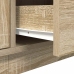 Led-Tuledega Telerikapp, Sonoma Tamm, 193,5X41X50 Cm