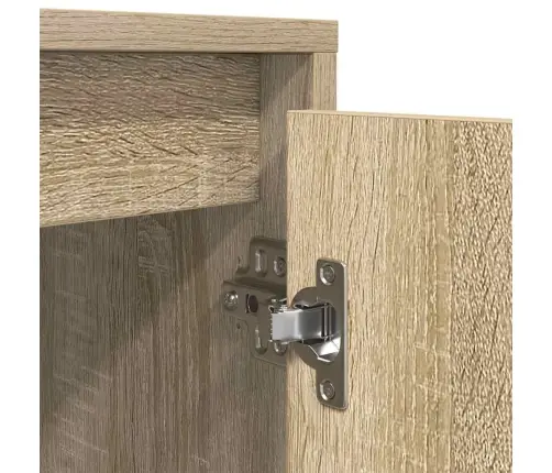 Tv Skapītis Ar Led Lampiņām, Ozolkoka, 193,5X41X50 Cm Vidaxl