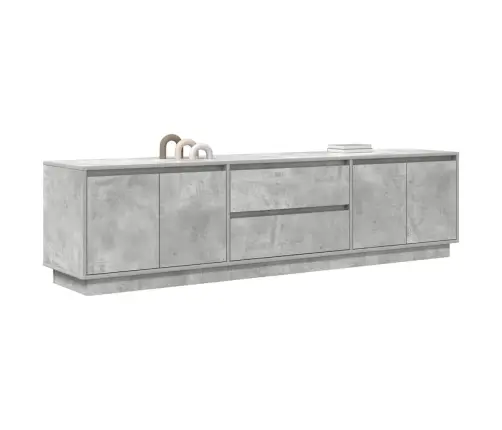 Led-Tuledega Telerikapp, Betoonhall, 193,5X41X50 Cm