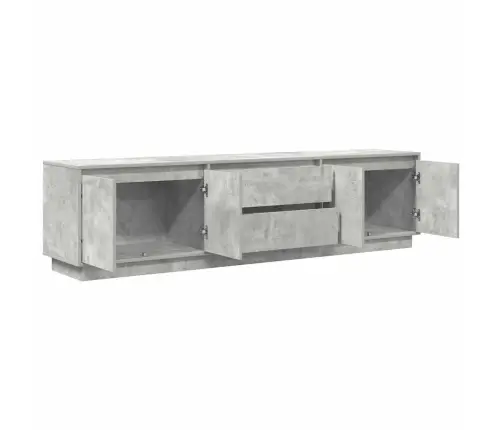 Led-Tuledega Telerikapp, Betoonhall, 193,5X41X50 Cm
