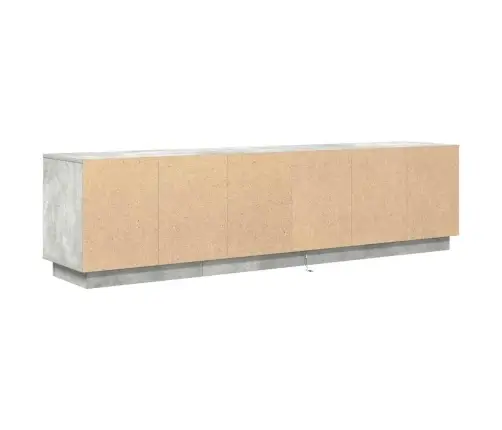 Led-Tuledega Telerikapp, Betoonhall, 193,5X41X50 Cm