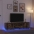 Led-Tuledega Telerikapp, Suitsutatud Tamm, 193,5X41X50 Cm