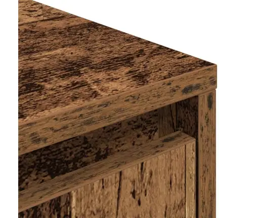 Led-Valgustitega Telerikapp, Vana Puit 193,5X41X50 Cm