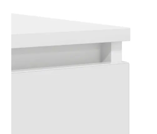 Kumode Ar Atvilktnēm, Balta, 100,5X35X76 Cm, Inženierijas Koks Vidaxl