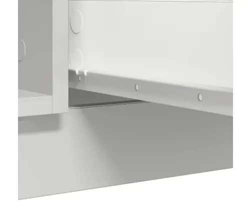 Kumode Ar Atvilktnēm, Balta, 100,5X35X76 Cm, Inženierijas Koks Vidaxl