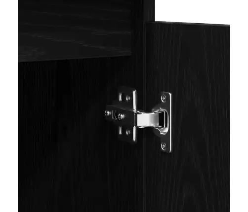 Puhvetkapp Sahtlitega, Must Tamm, 100,5X35X76 cm Tehispuit