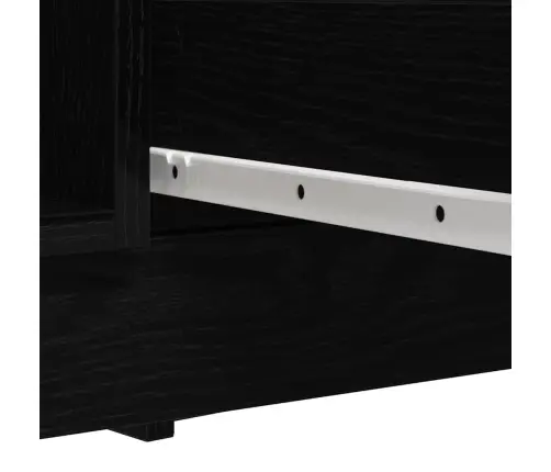 Puhvetkapp Sahtlitega, Must Tamm, 100,5X35X76 cm Tehispuit