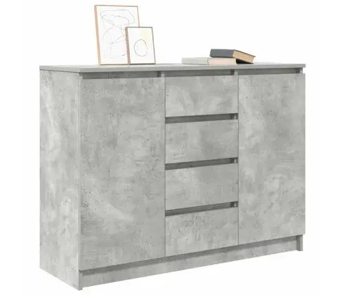 Kumode Ar Atvilktnēm, 100,5X35X76 Cm, Inženierijas Koks Vidaxl