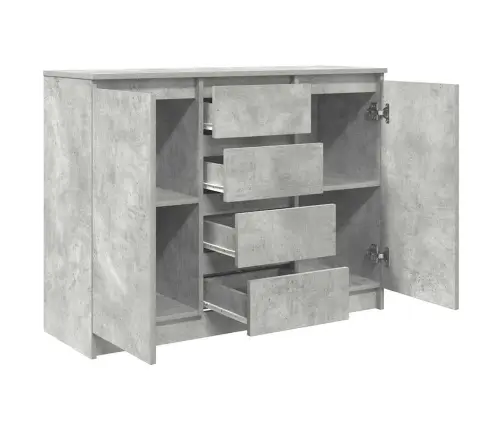 Kumode Ar Atvilktnēm, 100,5X35X76 Cm, Inženierijas Koks Vidaxl