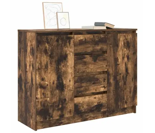 Šoninė Spintelė Su Stalčiais, 100,5X35X76 cm Mediena Šoninė Spintelė Su Stalčiais, 100,5X35X76 cm Mediena