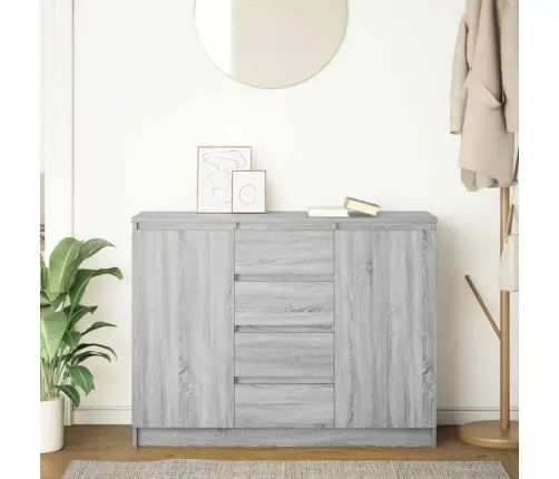 Kumode Ar Atvilktnēm, 100,5X35X76 Cm, Inženierijas Koks Vidaxl