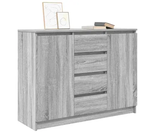 Kumode Ar Atvilktnēm, 100,5X35X76 Cm, Inženierijas Koks Vidaxl