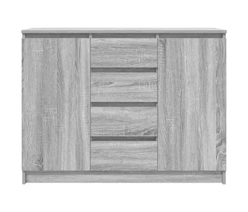 Kumode Ar Atvilktnēm, 100,5X35X76 Cm, Inženierijas Koks Vidaxl