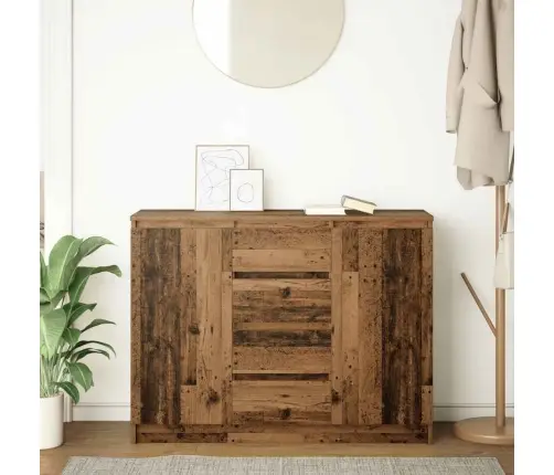 Kumode Ar Atvilktnēm, 100,5X35X76 Cm, Inženierijas Koks Vidaxl