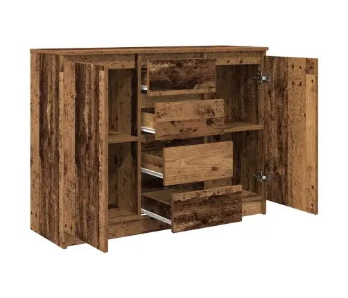 Kumode Ar Atvilktnēm, 100,5X35X76 Cm, Inženierijas Koks Vidaxl