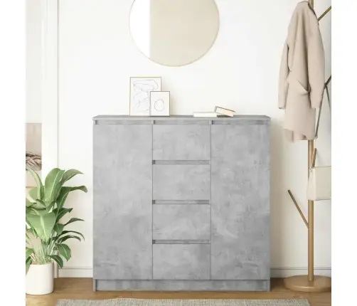 Kumode Ar Atvilktnēm, 100,5X35X98,5 Cm, Inženierijas Koks Vidaxl