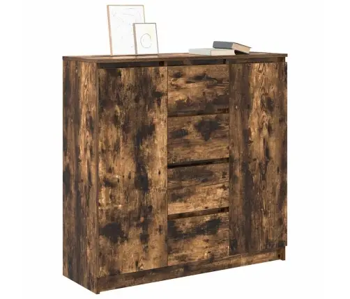 Šoninė Spintelė Su Stalčiais, 100,5X35X98,5 cm Mediena