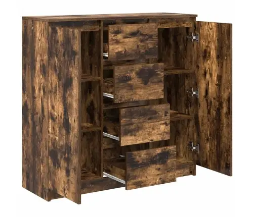 Šoninė Spintelė Su Stalčiais, 100,5X35X98,5 cm Mediena