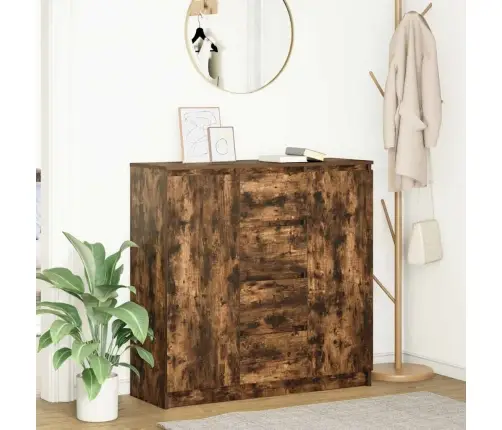 Šoninė Spintelė Su Stalčiais, 100,5X35X98,5 cm Mediena