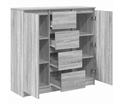 Šoninė Spintelė Su Stalčiais, 100,5X35X98,5 Cm Mediena