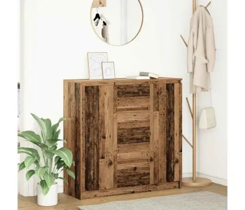 Kumode Ar Atvilktnēm, 100,5X35X98,5 Cm, Inženierijas Koks Vidaxl