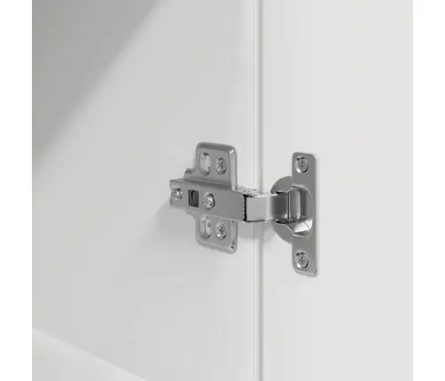 Augstais Skapītis, Balts, 50X35X180 Cm Inženierijas Koks Vidaxl