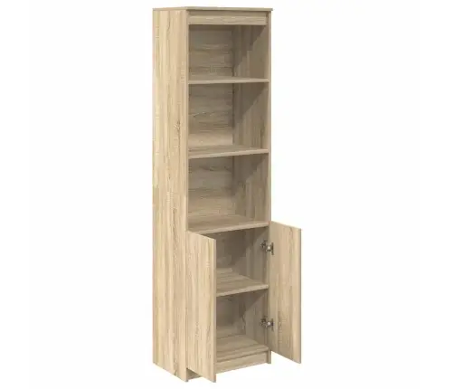 Augstais Skapītis, Ozolkoka Krāsa 50X35X180Cm Inženierijas Koks Vidaxl