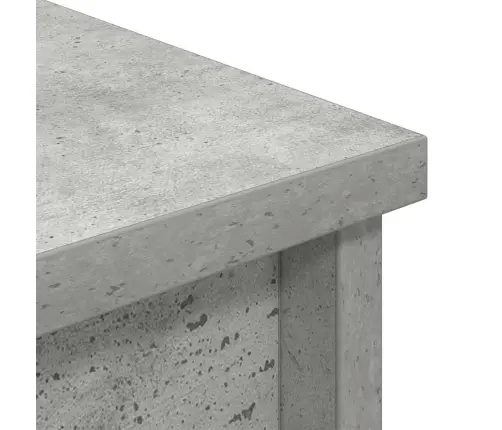Komoda, Betono Pilkos Spalvos, 50X35X180 Cm Apdirbta Mediena