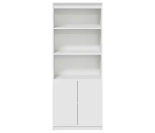 Augstais Skapītis, Balts, 70X35X180 Cm Inženierijas Koks Vidaxl