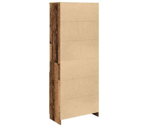 Augstais Skapītis, Veca Koka, 70X35X180 Cm Inženierijas Koks Vidaxl