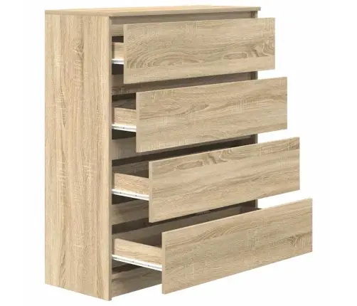 Indauja Sonoma Ąžuolas 80X35X99 Cm Inžinerinė Mediena