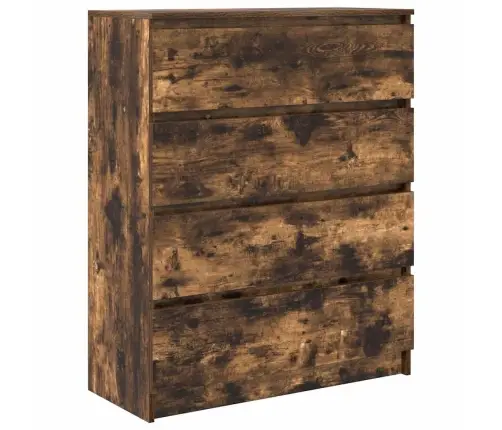 Kumode, Ozolkoka Krāsa, 80X35X99 Cm, Inženierijas Koks Vidaxl