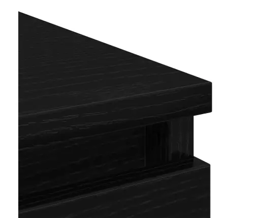 Bufete Melns Ozols 100X35X99 Cm Engineered Wood Vidaxl