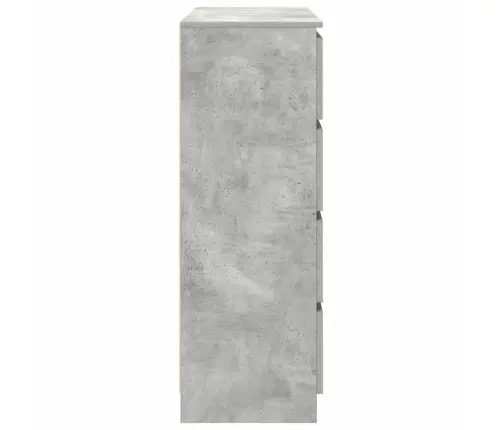 Bufete Betons Pelēks 100X35X99 Cm Engineered Wood Vidaxl