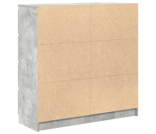 Bufete Betons Pelēks 100X35X99 Cm Engineered Wood Vidaxl