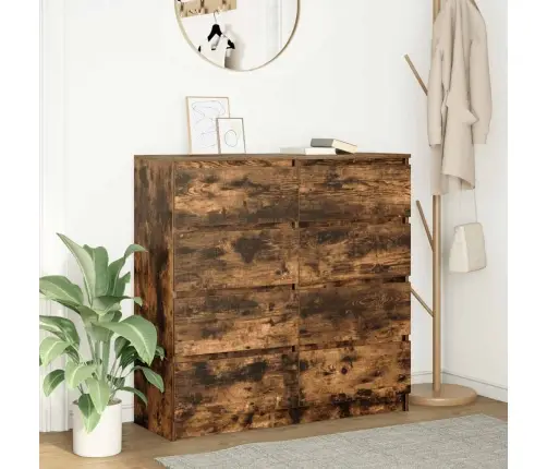 Puhvetkapp, Suitsutatud Tamm, 100X35X99 cm Tehispuit