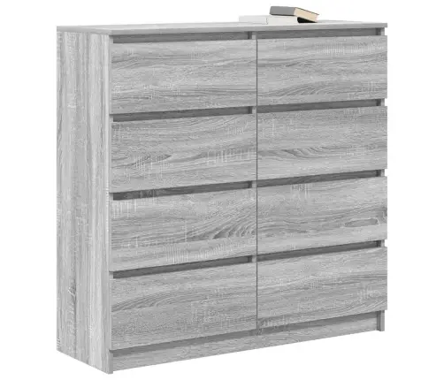 Bufete Pelēks Sonoma 100X35X99 Cm Engineered Wood Vidaxl