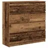 Bufete Old Wood 100X35X99 Cm Engineered Wood Vidaxl
