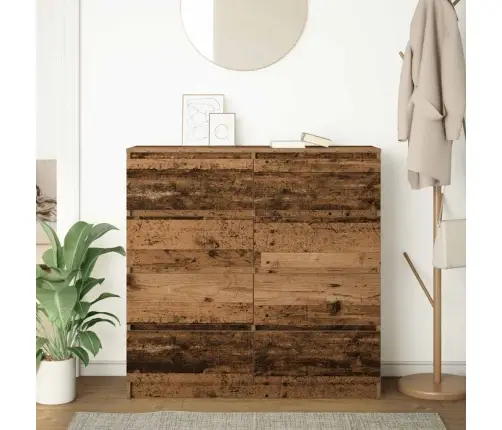 Bufete Old Wood 100X35X99 Cm Engineered Wood Vidaxl