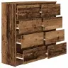 Bufete Old Wood 100X35X99 Cm Engineered Wood Vidaxl
