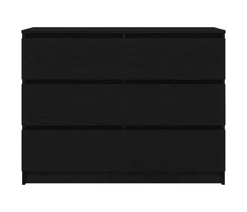 Kumode, Melns Ozols, 100X35X76 Cm, Inženierijas Koks Vidaxl