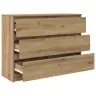 Kumode, Koka Krāsa, 100X35X76 Cm, Inženierijas Koks Vidaxl