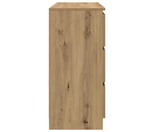 Kumode, Koka Krāsa, 100X35X76 Cm, Inženierijas Koks Vidaxl