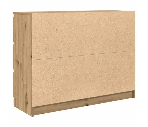 Kumode, Koka Krāsa, 100X35X76 Cm, Inženierijas Koks Vidaxl
