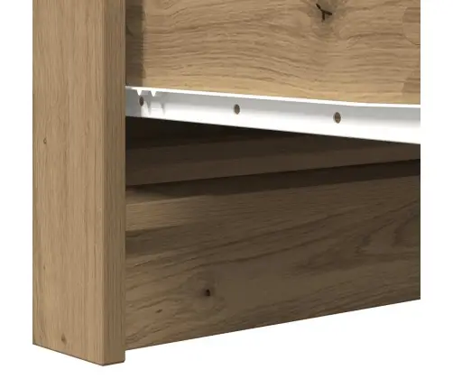 Kumode, Koka Krāsa, 100X35X76 Cm, Inženierijas Koks Vidaxl