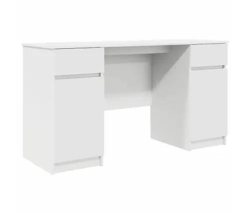 Galda Balts 140X49X76 Cm Inženierijas Koks Vidaxl