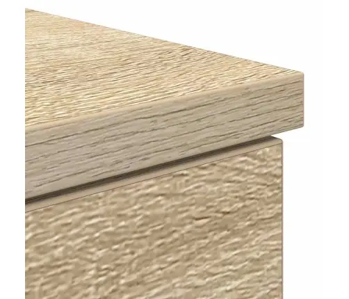 Laud Sahtliga Riiuliga Sonoma Tamm 140 X 49 X 76 Cm Tehispuit