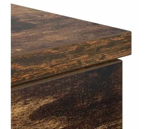 Stalas Dūminio Ąžuolo 140 X 49 X 76 Cm Apdirbta Mediena